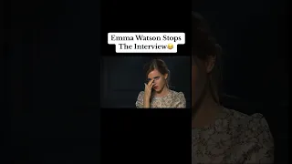 Emma Watson Stops The Interview😱