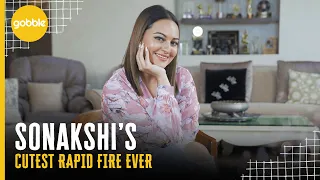 Rapid Fire with Sonakshi Sinha | Reveals Her Engagement Plans | Inside Sonakshi's House | Gobble