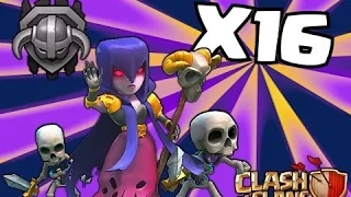 Clash of Clans 3 ster max heks aanval! TH11 hocuspocus