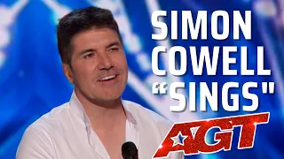 Simon Cowell Sings On America’s Got Talent