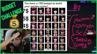 Caedrel Picks His Worlds Roster (Budget Challenge!!)