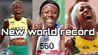 Elaine thompson,Shelly ann fraser pryce, Sherika Jackson 123 seep in Lausanne Switzerland my opinion