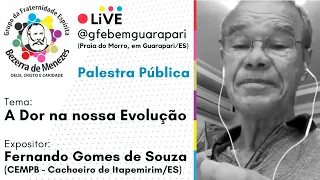 🔴⚡ 20h Sexta - A Dor na nossa Evolução - Fernando Gomes de Souza (ES) - 24/SET/2021