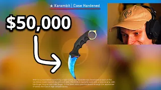 NEW karambit blue gem just got unboxed...