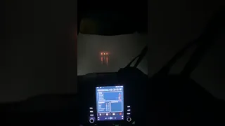 Driving at Night on Fog Road , we had to ask for help on the other car !!!