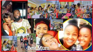 Nana Ama Mcbrown Celebrates 3rd Step Child's birthday with Husband and Family in her Plush Mansion..