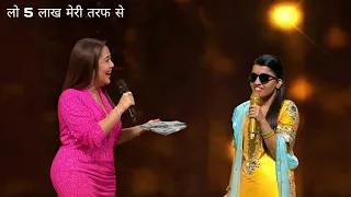 OMG Menuka & Neha Kakkar, लो 5 लाख मेरी तरफ से, All Crying On stage | Indian Idol Season 14 |