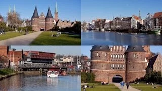 Video Postcard: Lübeck, Germany - Holstentor, Altstadt (old town) - 4K (2160p) Ultra HD