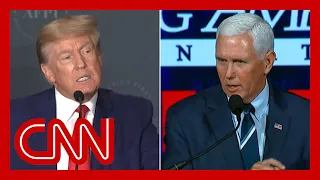 These were Trump's and Pence’s dueling DC speeches