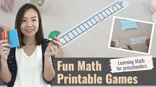 Fun Math Printable Games || Learning Math for preschoolers
