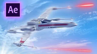 How To Put A REALISTIC Star Wars X-wing Into Your Film | Element 3D