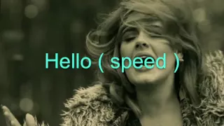 Adele - Hello ( speed )