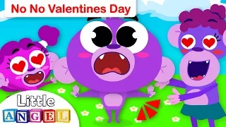 No No Valentines Day | Kids Songs and Nursery Rhymes by Little Angel