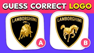 Guess the Correct CAR LOGO 🏎🏁 Ultimate Car Quiz - Easy, Medium, Hard levels