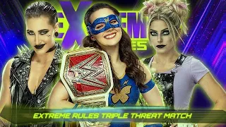 WWE2K22: Rhea Rhipley, Alexa Bliss & Nikki Cross Triple Threat Extreme Rules Match