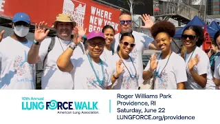 Join us at the LUNG FORCE Walk - Providence