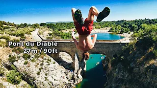 Cliff Jumping South of France 27m // Gainer Tour Edition 2019 - Gorges du Verdon, Pont du Diable