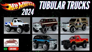 Hot Wheels 2024 Tubular Trucks | Blazer Bronco Jeep Toyota Dodge