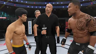 UFC 4 | Bruce Lee vs. Dwayne Rock (EA sports UFC 4)