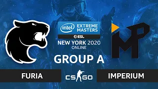 CS:GO - FURIA vs. Imperium [Overpass] Map 1 - IEM New York 2020 - Group A - NA