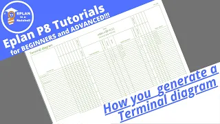 EPLAN P8 Tutorial: How you generate a terminal diagram in EPLAN