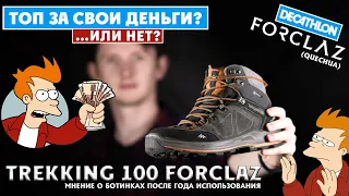 Обзор на треккинговые ботинки TREKKING 100 FORCLAZ (Decathlon)