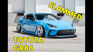 Slammed Toyota GR86 Sitting on Work Wheels Ft 2022 Subaru WRX!