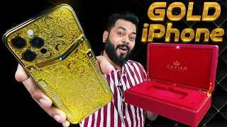 Unboxing The Rs. 30,00,000 Gold iPhone 12 Pro ⚡ This Is Crazy