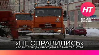 Министр ЖКХ Ирина Николаева отрицательно оценила уборку Великого Новгорода от снега