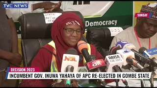 #Decision2023 | Governor Inuwa Yahaya Of APC Re-elected In Gombe State