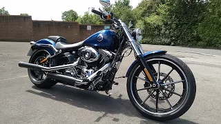 2015 Harley Davidson Softail Breakout Review - Fast road test