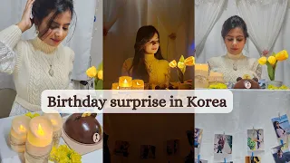 Birthday surprise from friends in Korea 🇰🇷 🎂| Seoul vlog | Night Party in Korea #korea #birthday