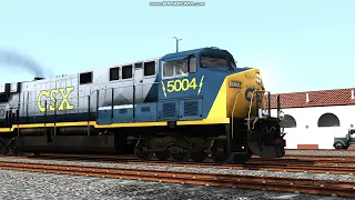 TS2022 CSX AC6000CW 5004 Q-43 With a Fantastic Rasied Letter K5LA