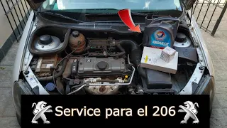 Cuanto cuesta hacer el mantenimiento de Peugeot 206 1.4🇦🇷 ( desarmamos y limpiamos admisión)