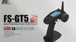 FlySky GT5 Unboxing & Setup