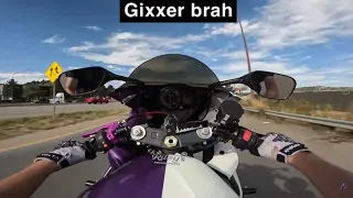 Let's talk about gixxer brah