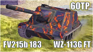 FV215b 183, 60TP & WZ-113G FT ● World of Tanks Blitz