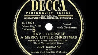 1944 HITS ARCHIVE: Have Yourself A Merry Little Christmas - Judy Garland