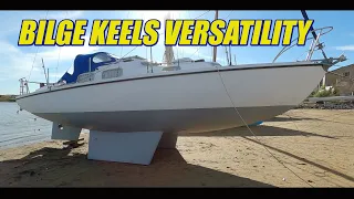 Bilge keels and Hull Preparation, Kingfisher 30 Refit E01