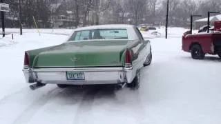 1969 Cadillac Coupe Deville dual exhaust sound 472ci