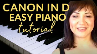 Canon in D  Easy Piano Tutorial/Sheet Music