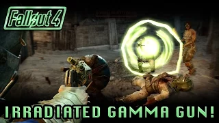 Fallout 4 | Irradiated Gamma Gun! 420 Rad Damage! (How Radiation Weapons Work!)