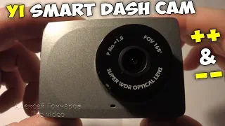 Video recorder Xiaomi YI Smart Dash Cam in a year, pros and cons. Overview