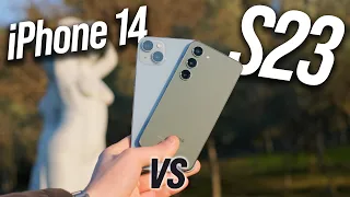 Samsung Galaxy S23 vs iPhone 14 CAMERA TEST - Detailed Comparison