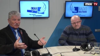 Генерал Карлис Креслиньш и экс-глава МВД Янис Адамсонс в программе "Прямая речь" #MIXTV