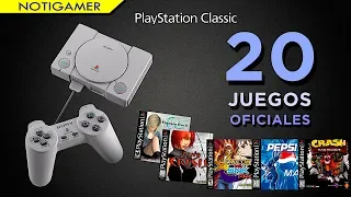 Los 20 JUEGOS de la PLAYSTATION CLASSIC Mini  [ OFICIAL ]  - Notigamer