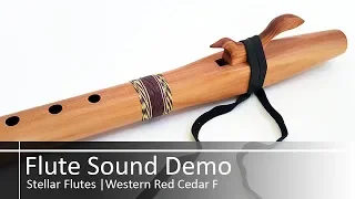 Native American Style Flute | Key of  F | #5221 Western Red Cedar