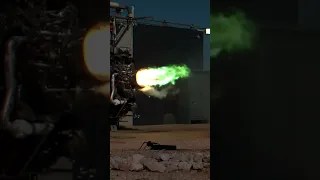 Close-up ignition of a rocket engine in slow mo. tiktok by theslowmoguys