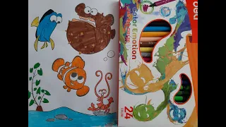 Coloring Nemo and friends