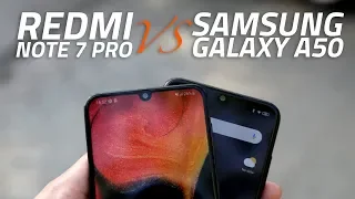 Redmi Note 7 Pro vs Samsung A50 Comparison | Camera, Performance, Battery Life Compared